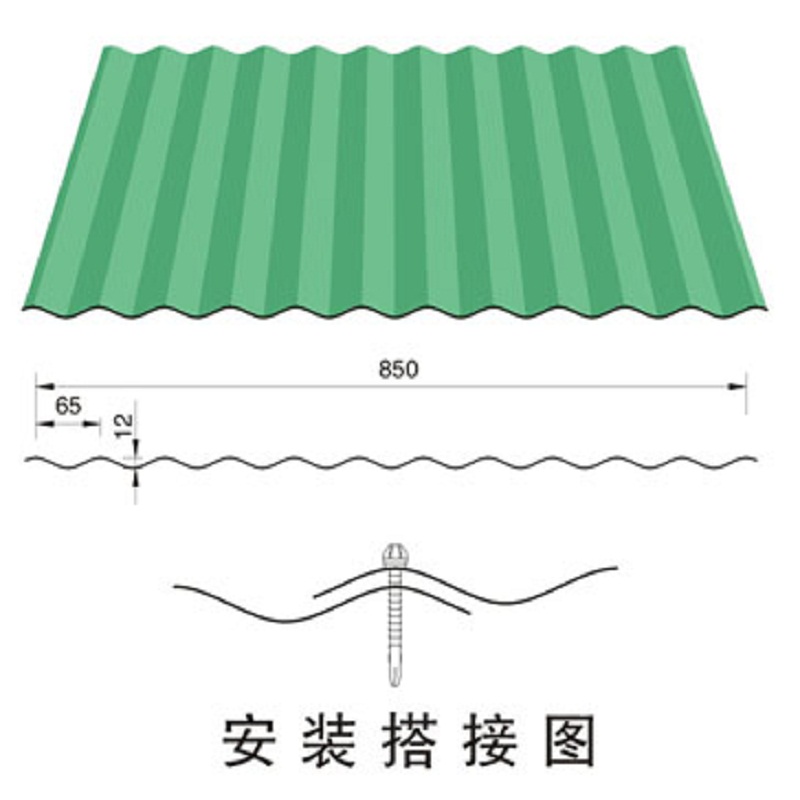 Profiled aluminum plate