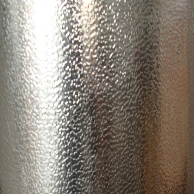 Embossed aluminum