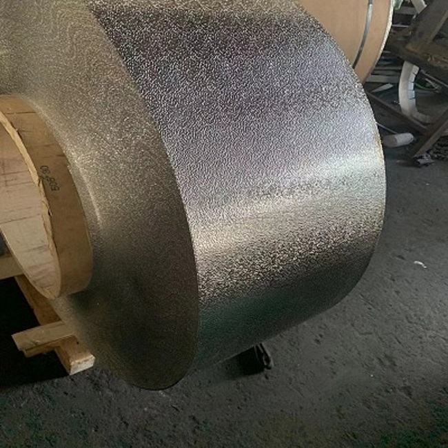 Embossed aluminum roll